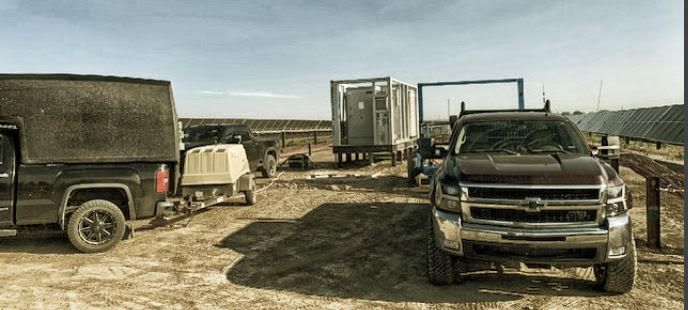 Branded Stealth Fiber service truck